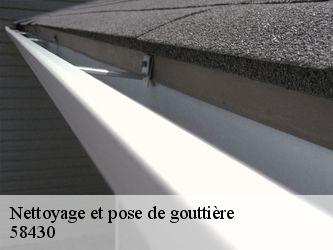 Nettoyage et pose de gouttière  58430