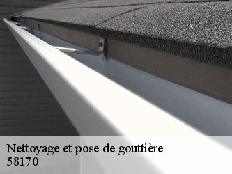 Nettoyage et pose de gouttière  58170