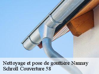 Nettoyage et pose de gouttière  58350