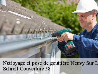 Nettoyage et pose de gouttière  58450