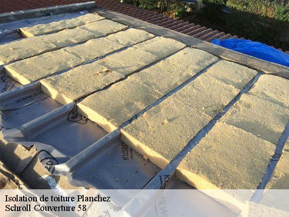 Isolation de toiture  planchez-58230 Schroll Couverture 58