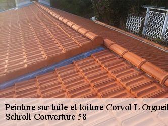 Peinture sur tuile et toiture  58460